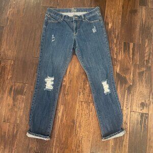 Diva Distressed Jeans by Old Navy  - Size 8 Long